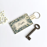 Personalised Mum key ring, personalised new home keyring by Stitch Galore