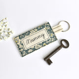 Personalised Mummy key ring, personalised new home keyring by Stitch Galore